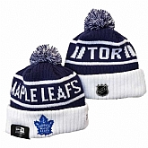 Toronto Maple Leafs Team Logo Knit Hat YD (3),baseball caps,new era cap wholesale,wholesale hats